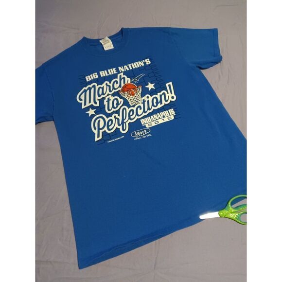 Big Blue Nation Tee - Size: Medium (0365) - Picture 1 of 8